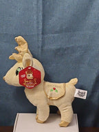 Sugar Loaf Santa’s Classic Reindeer | DASHER White Gold Sparkle Plush | Rare