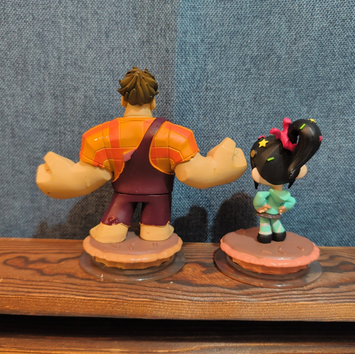 Disney Infinity Wreck It Ralph Vanellope 2 Figure Lot PVC Loose