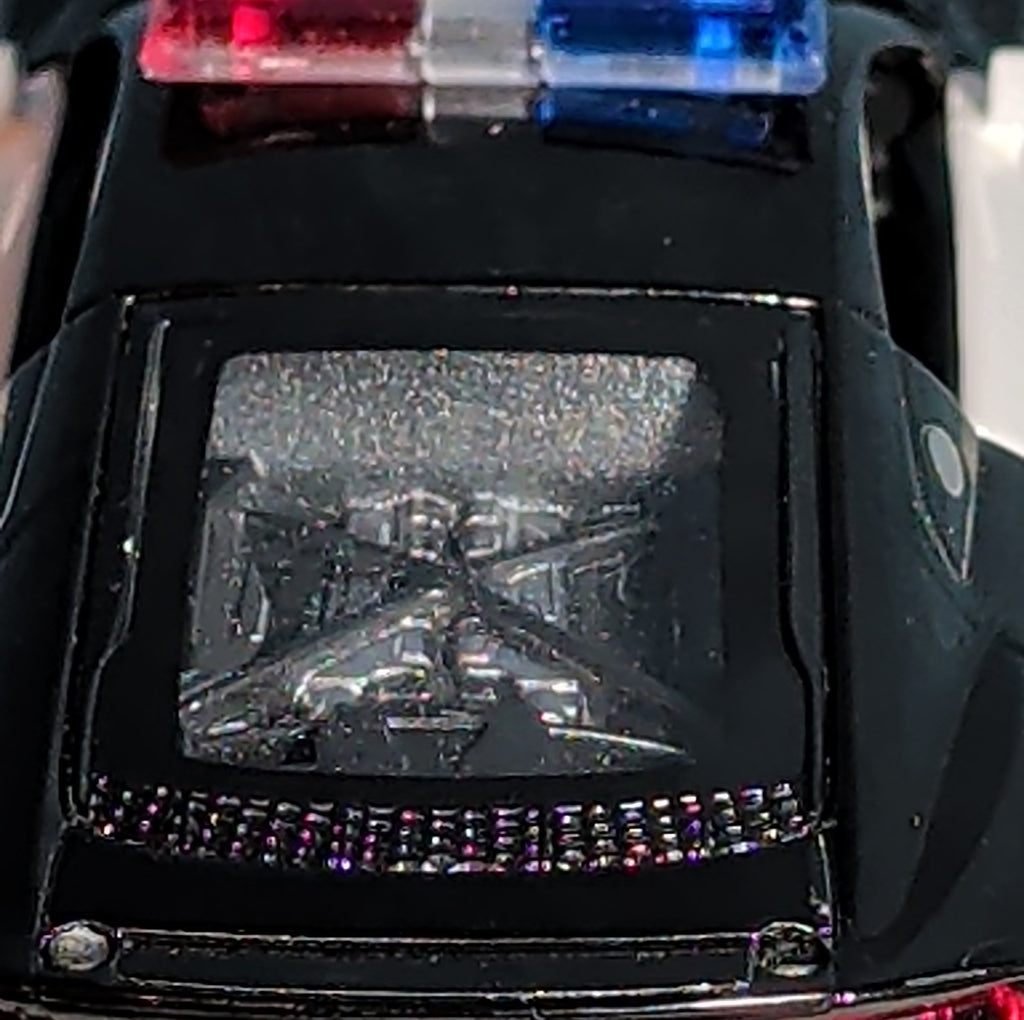 RMZ City Audi R8 Police Car 1/36 Diecast Pull Back Opening Doors PreOwned
