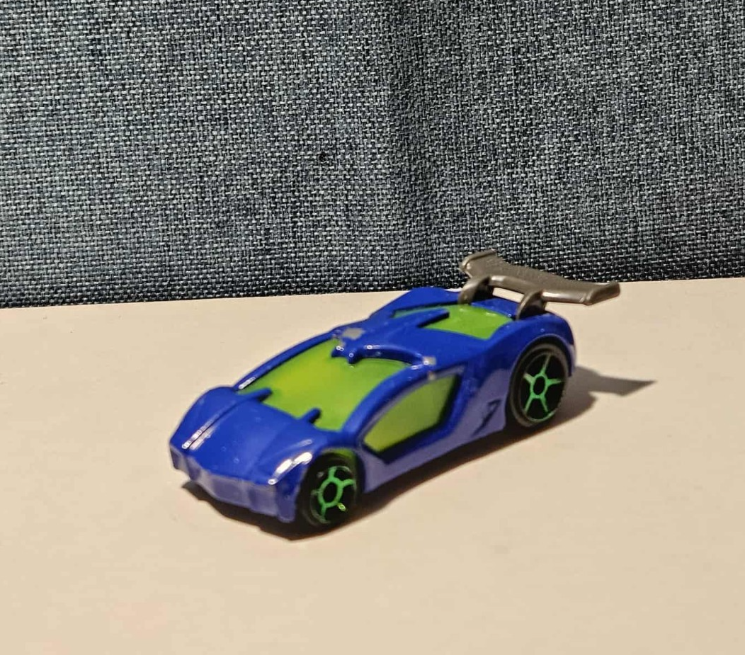 2012 Hot Wheels McDonald's Happy Meal | Blue REV ROD | Team Hot Wheels | Good