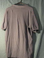 Vintage 90s Polo Ralph Lauren Shirt Men's Large Gray Red Pony Logo Cotton