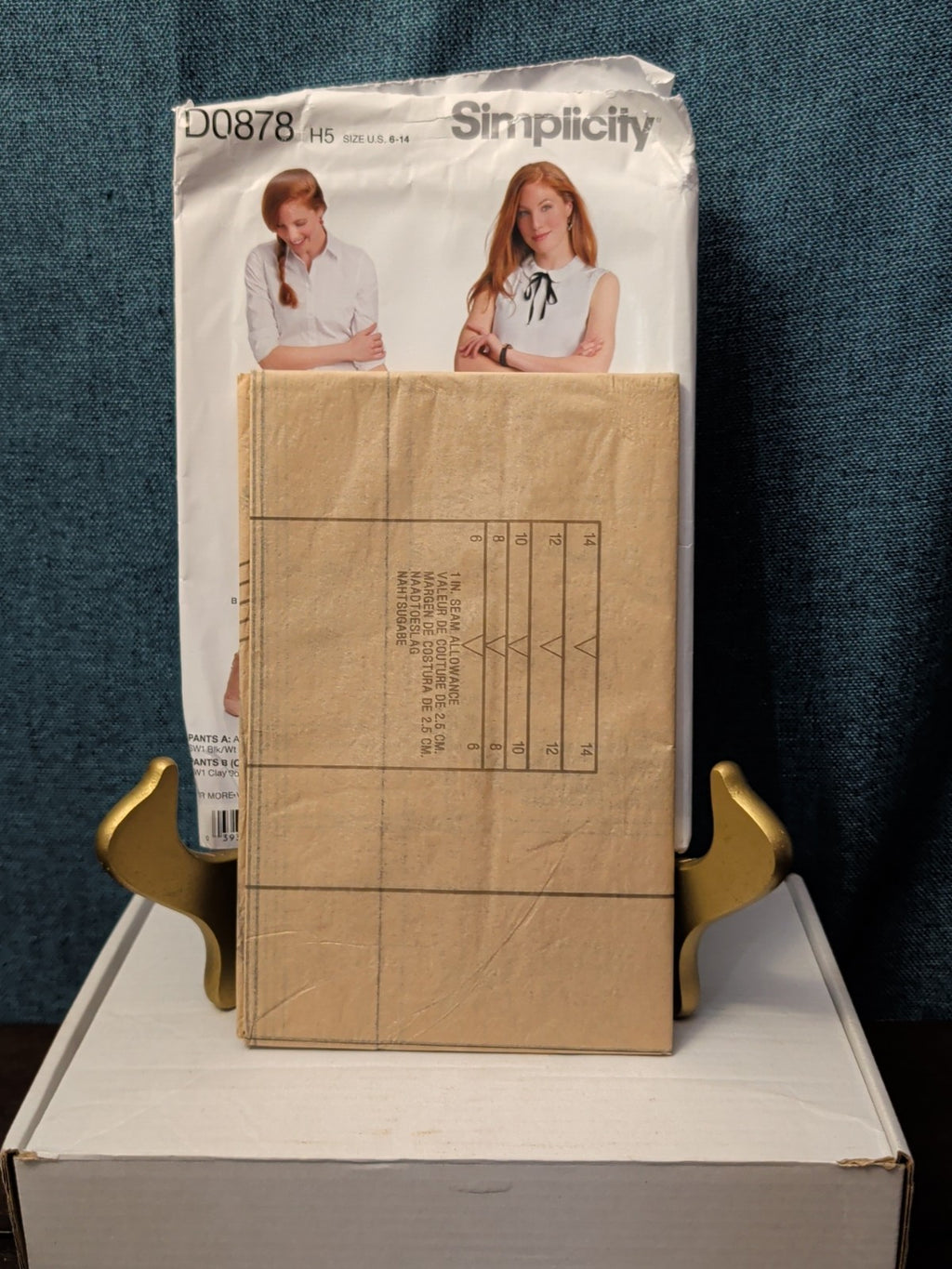 UNCUT Simplicity Pattern D0878 (8514) Amazing Fit Pants Trousers Slim Avg Curvy