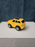 Motorized Yellow SUV Toy Car | Battery Operated Range Rover Style | 3" Vehicle