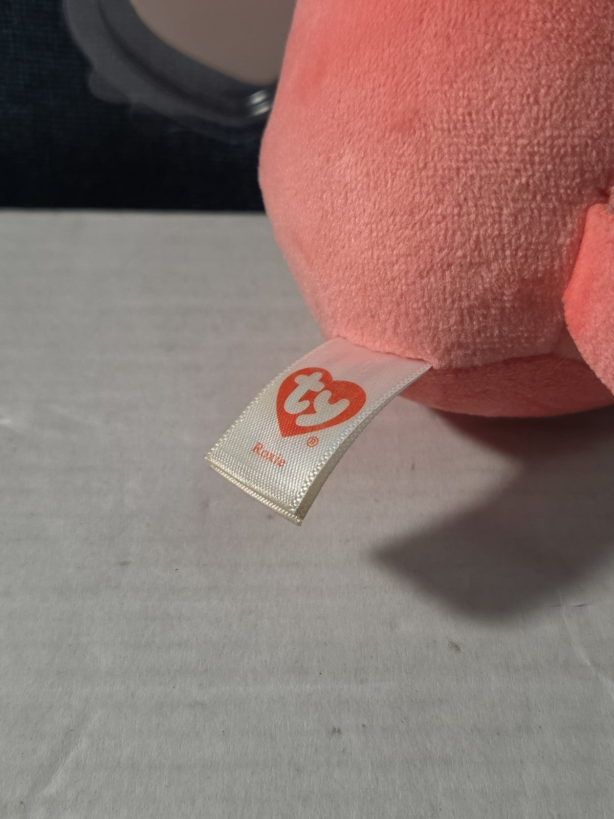 TY Roxie the Fox Squish-A-Boos Mini 3" Clip Plush MWMT with Tag Protector NEW