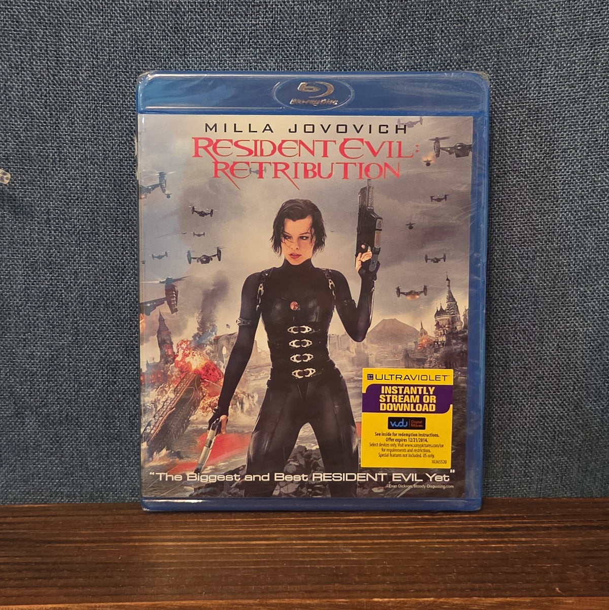 Resident Evil Retribution Blu-Ray Milla Jovovich