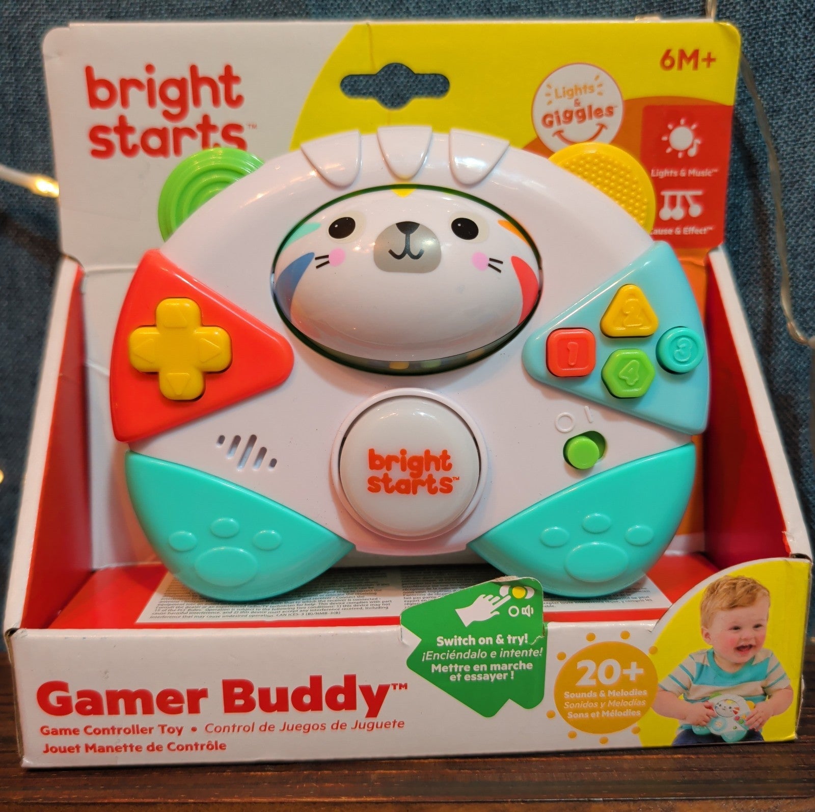 Bright Starts Gamer Buddy Baby Toy Controller