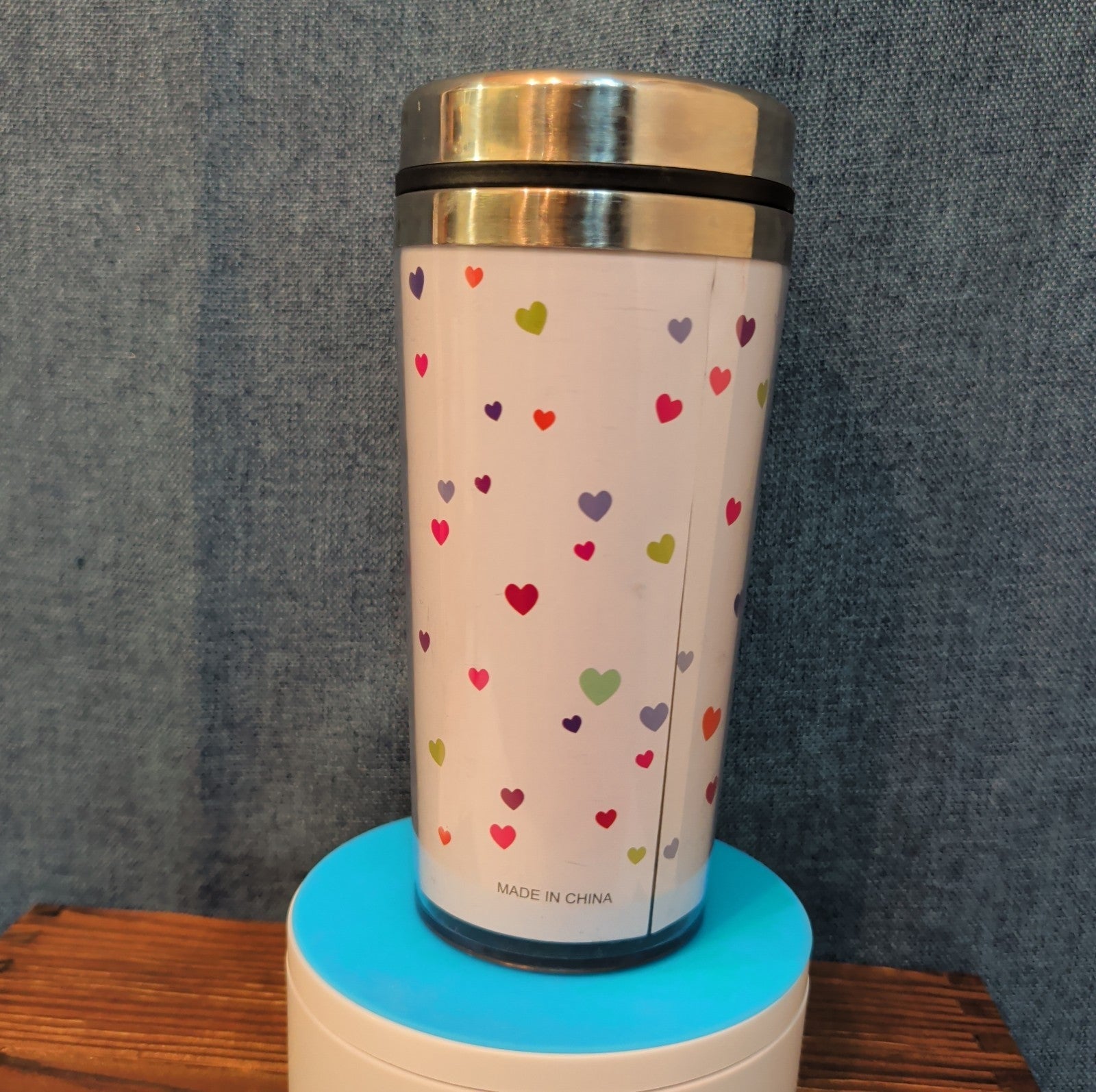 Teacher Work of Love Travel Tumbler 20oz Stainless Acrylic Hot Cold Cup