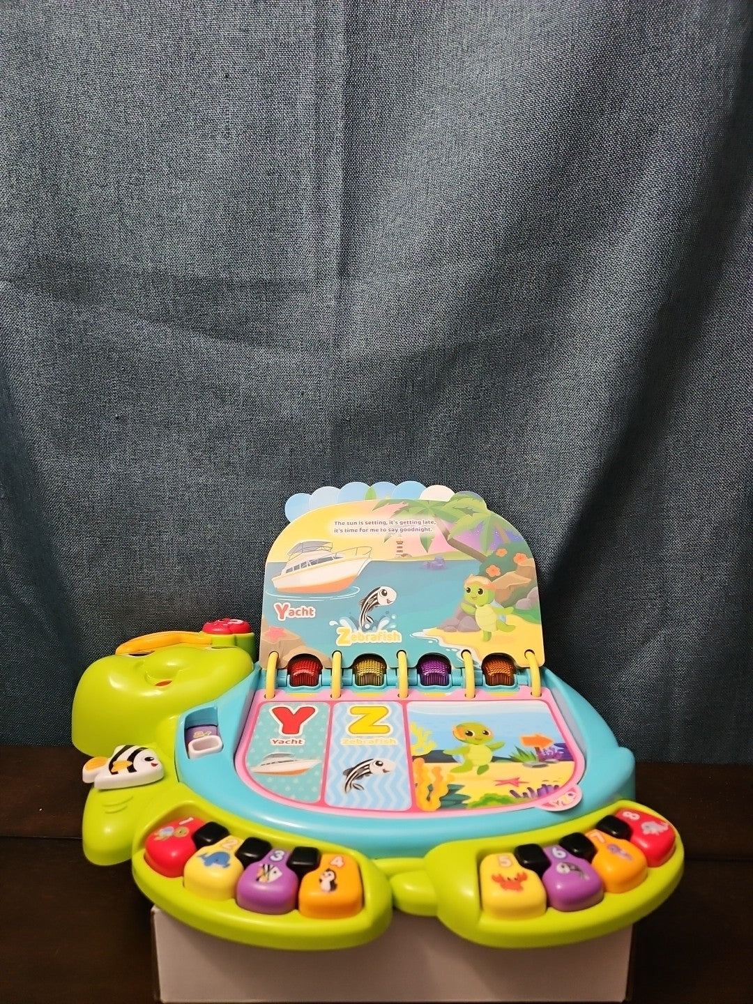 VTech Touch & Teach Sea Turtle | Interactive Learning Book Toy | Phonics & Music