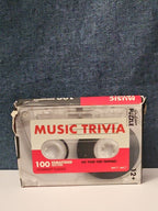 Professor Puzzle Music Trivia Game | Retro Cassette Tape Design | 100 Questions