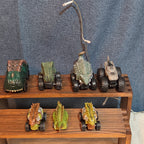 Lot Of 7 Dinosaur Monster Trucks, Vehicles Plastic