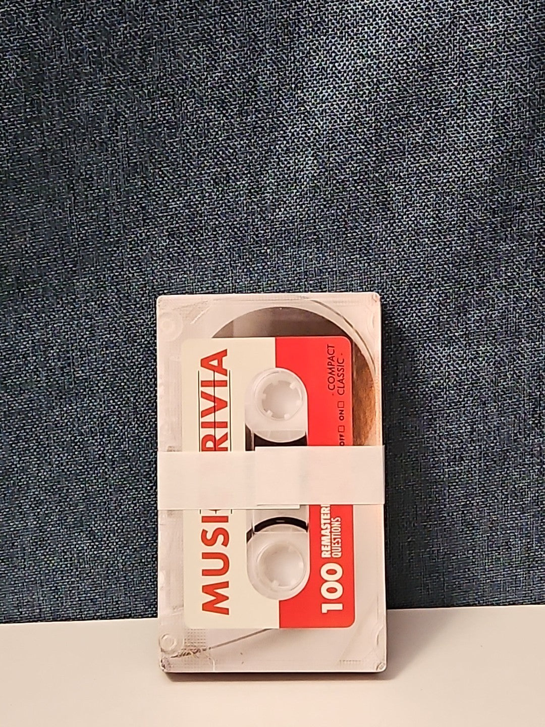 Professor Puzzle Music Trivia Game | Retro Cassette Tape Design | 100 Questions
