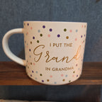 Threshold Grand In Grandma 16oz Stoneware Coffee Mug Dotted