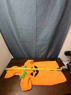Hyde & Eek Baby Pumpkin Costume 12 Months Plush Zip Up Jack O Lantern Hooded