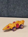 Hot Wheels Dino Riders Fangster 2015 Gold Exclusive Car Vehicle Dinosaur