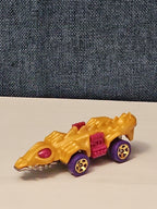 Hot Wheels Dino Riders Fangster 2015 Gold Exclusive Car Vehicle Dinosaur