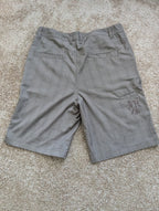 O'Neill Hybrid Boardshorts Men's Size 34 Gray Plaid Swim Trunks Walker Shorts