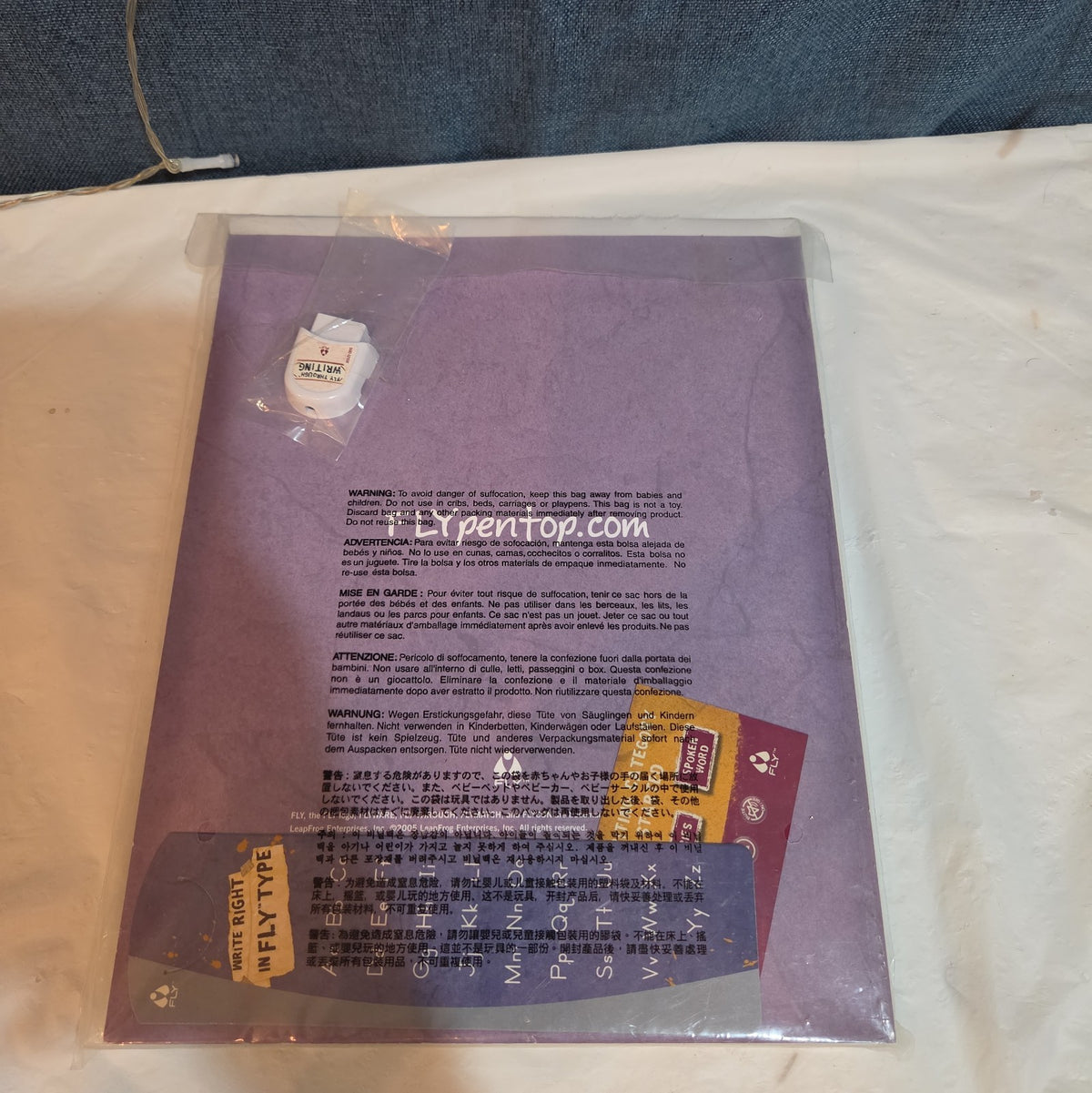LeapFrog FLY Pentop Writer's Toolbox Cartridge Notebook 2005 Y2K Tech Sealed