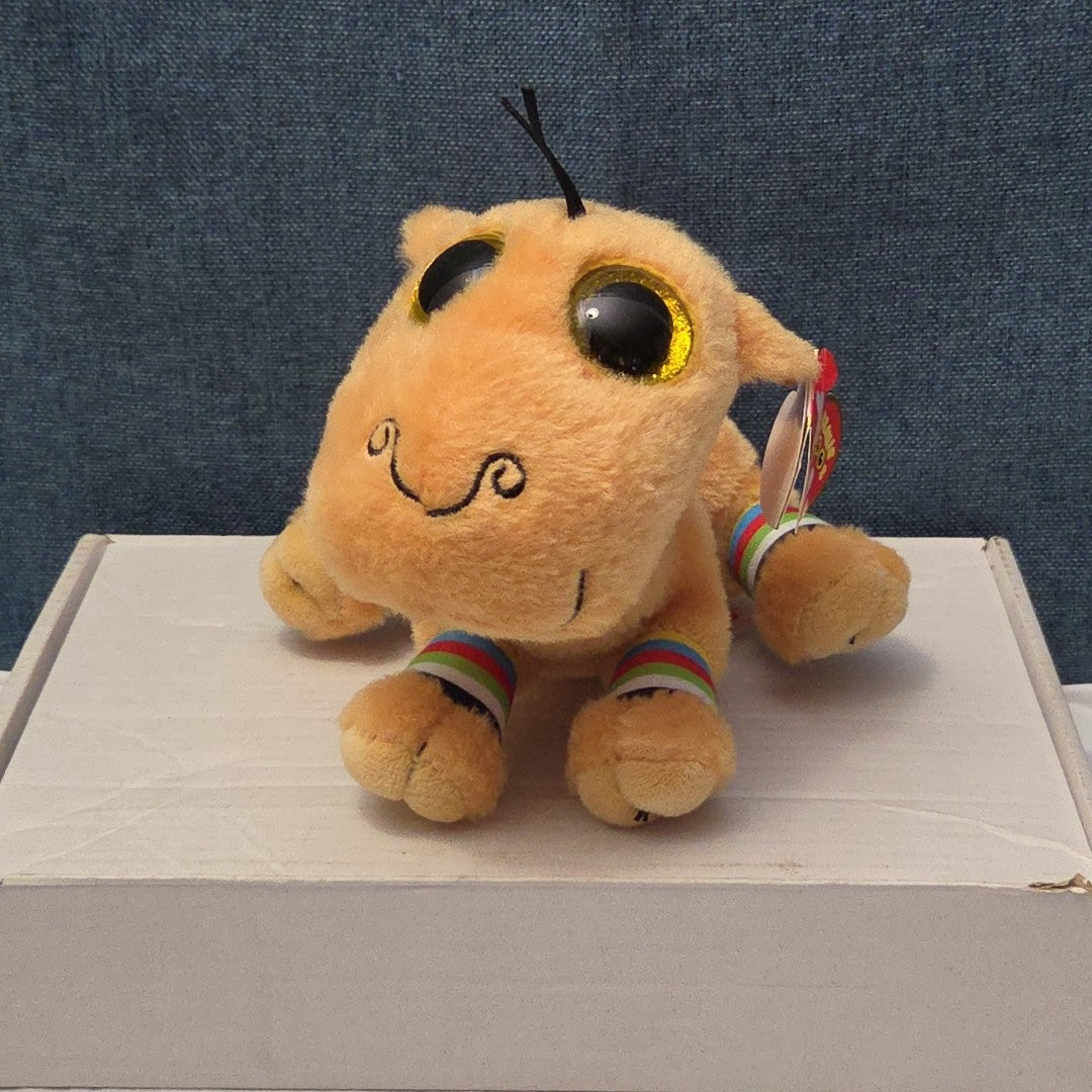 Ty Beanie Boos Jamal Camel 6" Plush Gold Glitter Eyes Retired 2014 MWMT 36155