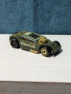 Hot Wheels Lethal Diesel | 2020 HW Rescue "Artichoke Green" | Matte & Gold