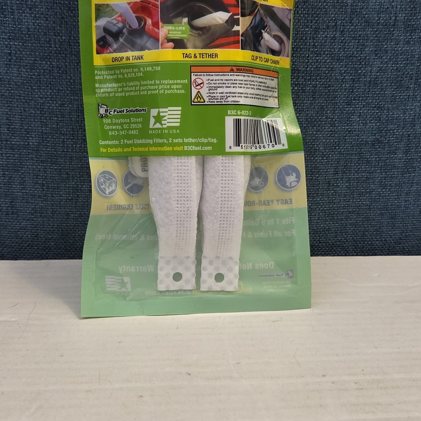 Fuel Life In-Tank Fuel Stabilizer Filter B3C Small Engine 2 Pack Mower Chainsaw