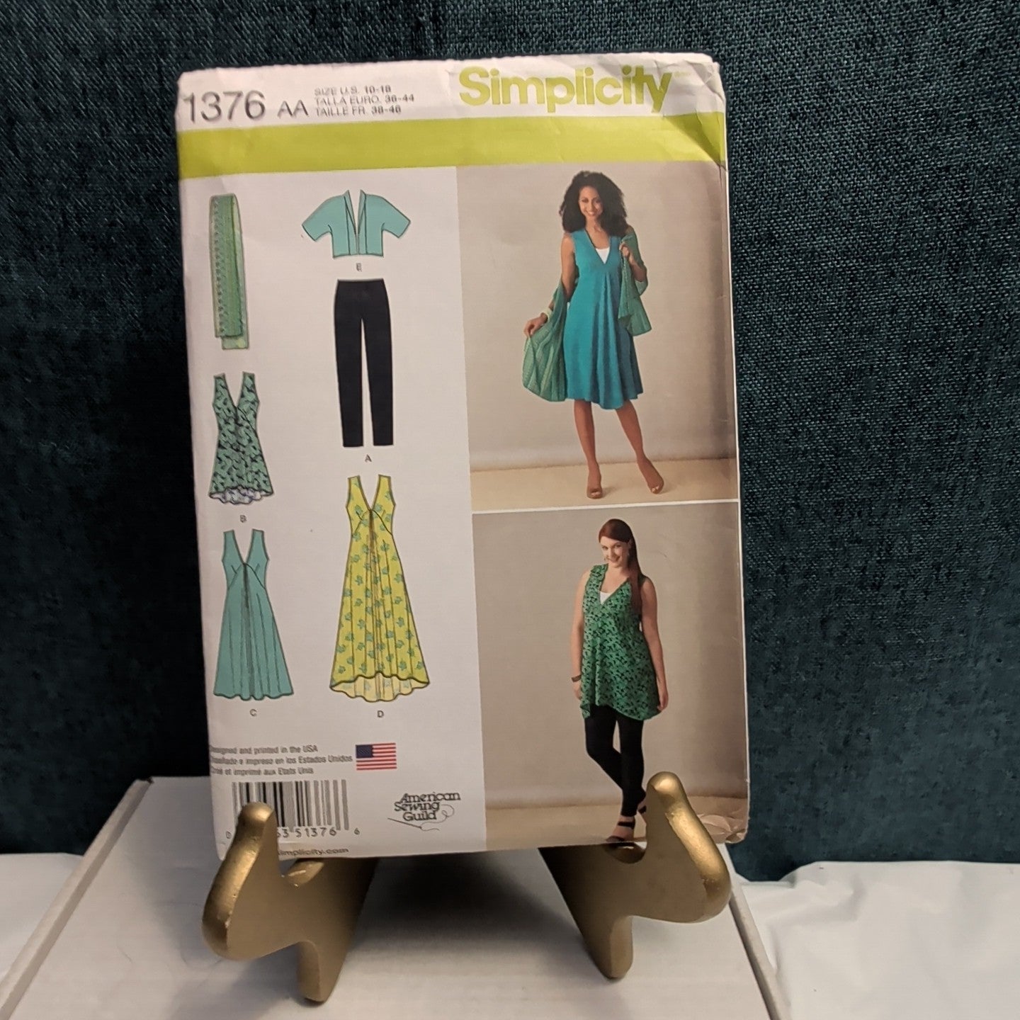 Simplicity 1376 Sewing Pattern Wardrobe Dress Pants Jacket Tunic 10-18 UNCUT