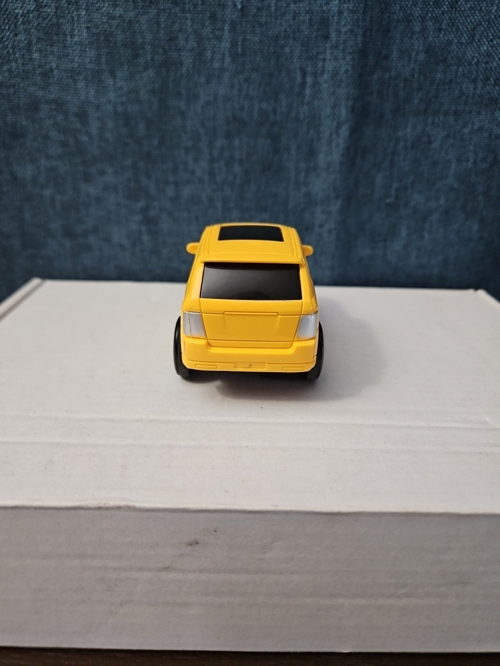 Motorized Yellow SUV Toy Car | Battery Operated Range Rover Style | 3" Vehicle
