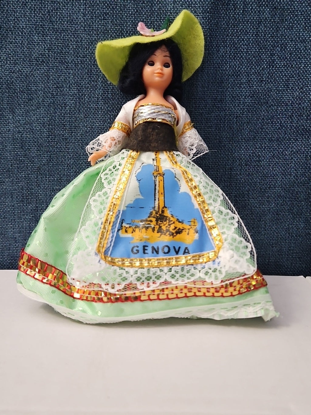 Vintage Italian Souvenir Dolls Pair | Genova & Sorrento | Sleep Eyes