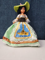 Vintage Italian Souvenir Dolls Pair | Genova & Sorrento | Sleep Eyes