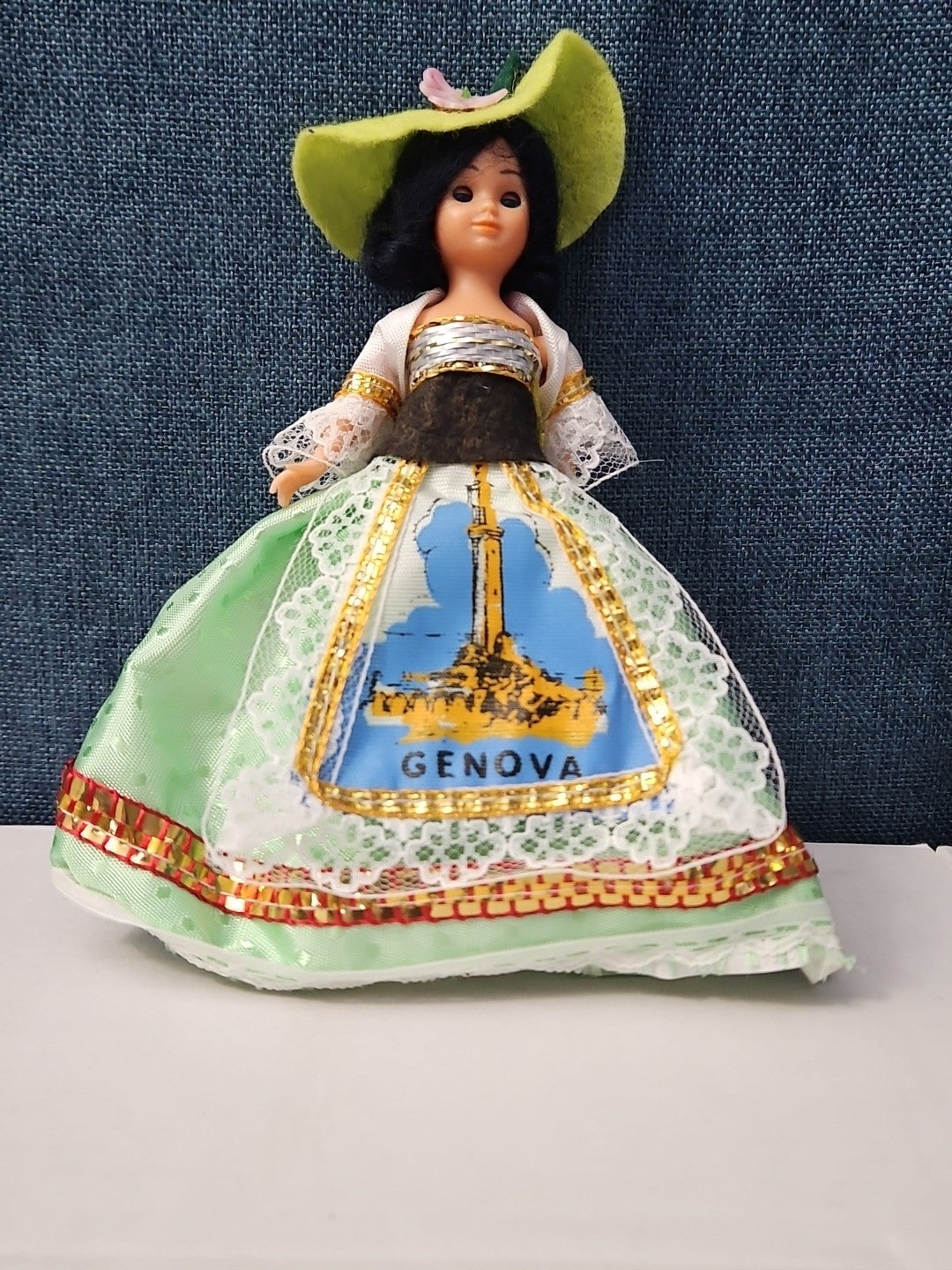 Vintage Italian Souvenir Dolls Pair | Genova & Sorrento | Sleep Eyes