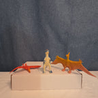 Dinosaur Toy Figures Lot of 13 T-Rex Triceratops Stegosaurus Plastic Play Set