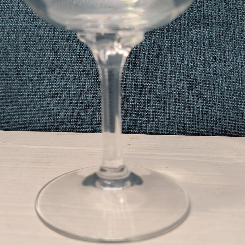 LENOX Crystal INTRIGUE Wine Glasses Gold Trim Fluted Rim Vintage 80s | Set of 6