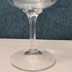 LENOX Crystal INTRIGUE Wine Glasses Gold Trim Fluted Rim Vintage 80s | Set of 6