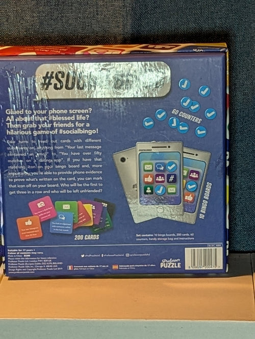 #SOCIALBINGO | Adult Party Game 17+ | Social Media Phone Game
