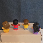 Fisher Price Little People Figures Lot of 4 Disney Belle Boy Girl Replacement