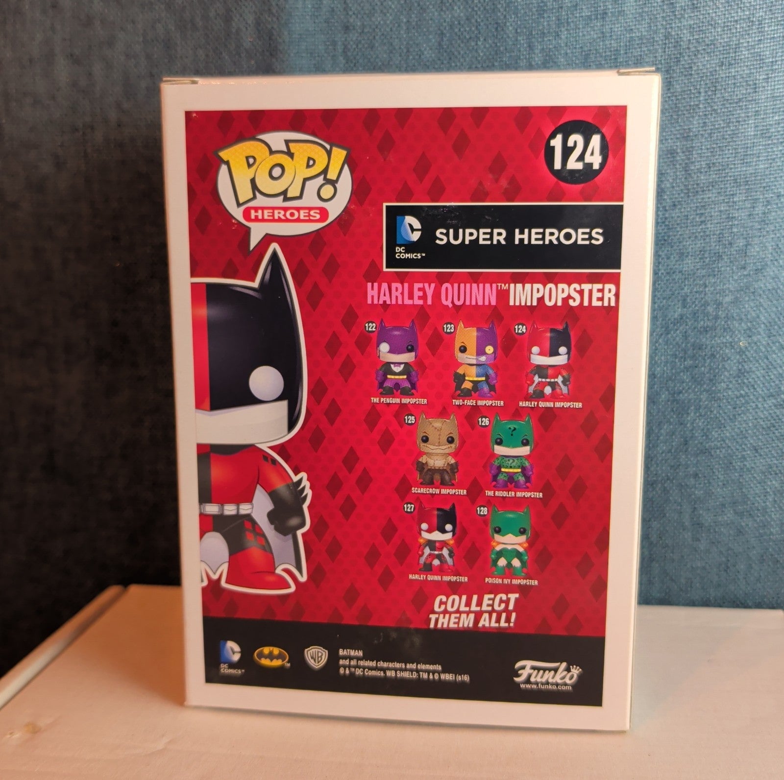 Funko Pop Heroes Harley Quinn Impopster NIB with Protector #124