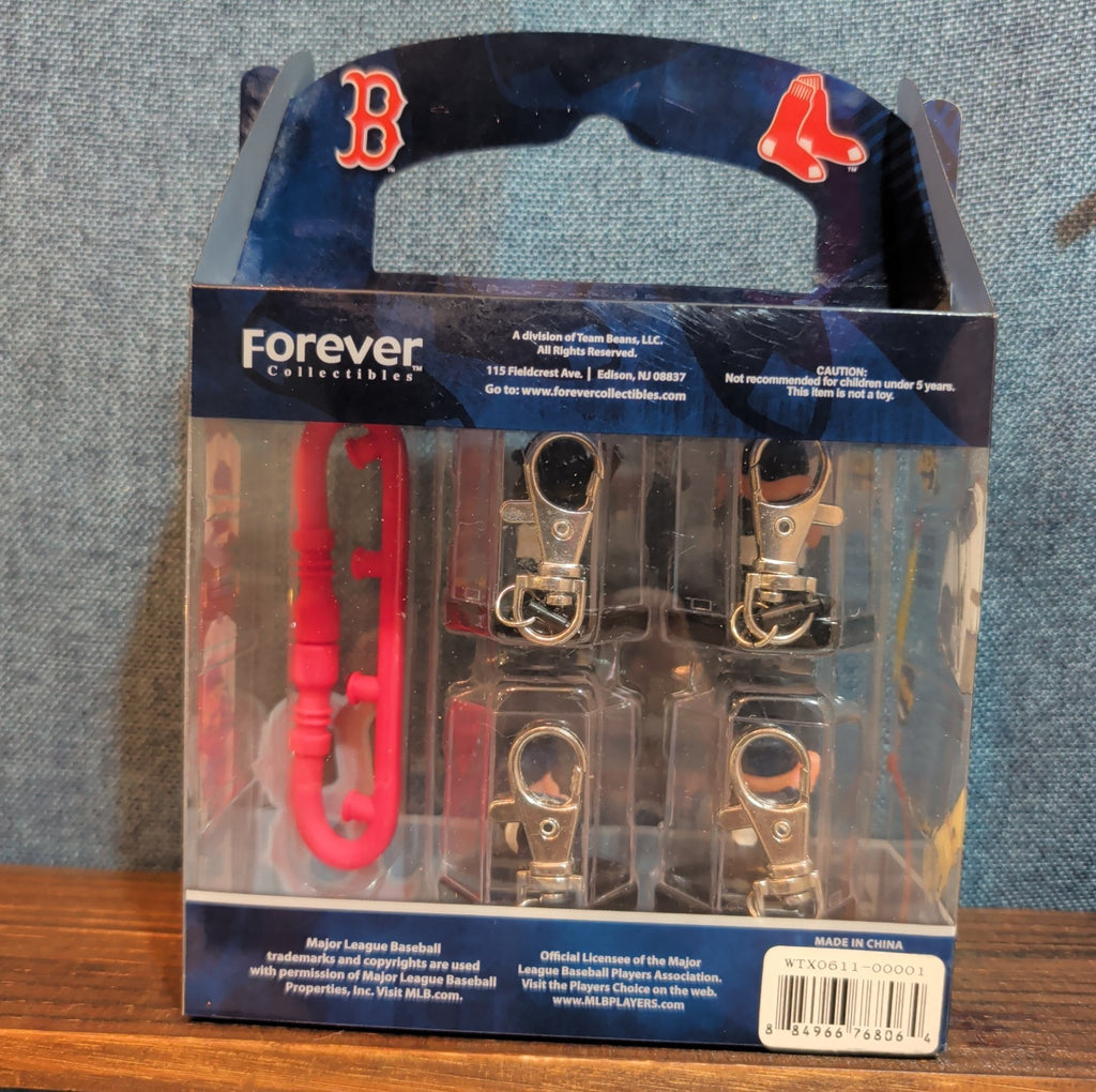 Forever Collectibles MLB Boston Red Sox Squisherz 4 Pack Figures