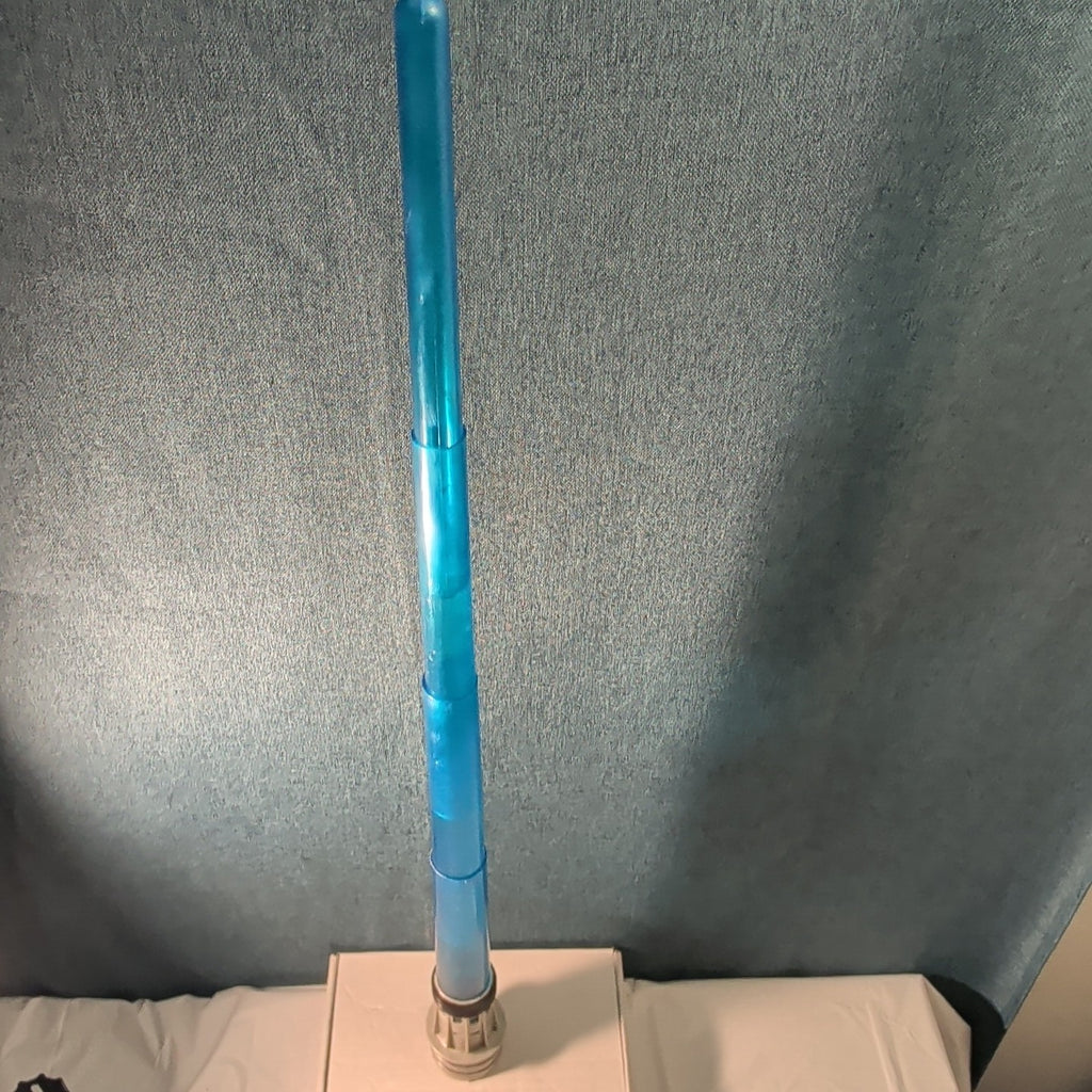 Star Wars Hasbro LFL 2007 Build Your Own Lightsaber Set Obi-Wan Blue TESTED WORK