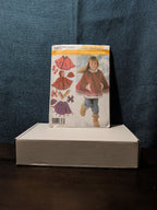 Simplicity 4812 Child's Poncho Hat Mittens Pattern Sz 3-8 | UNCUT |Cozy Fleece