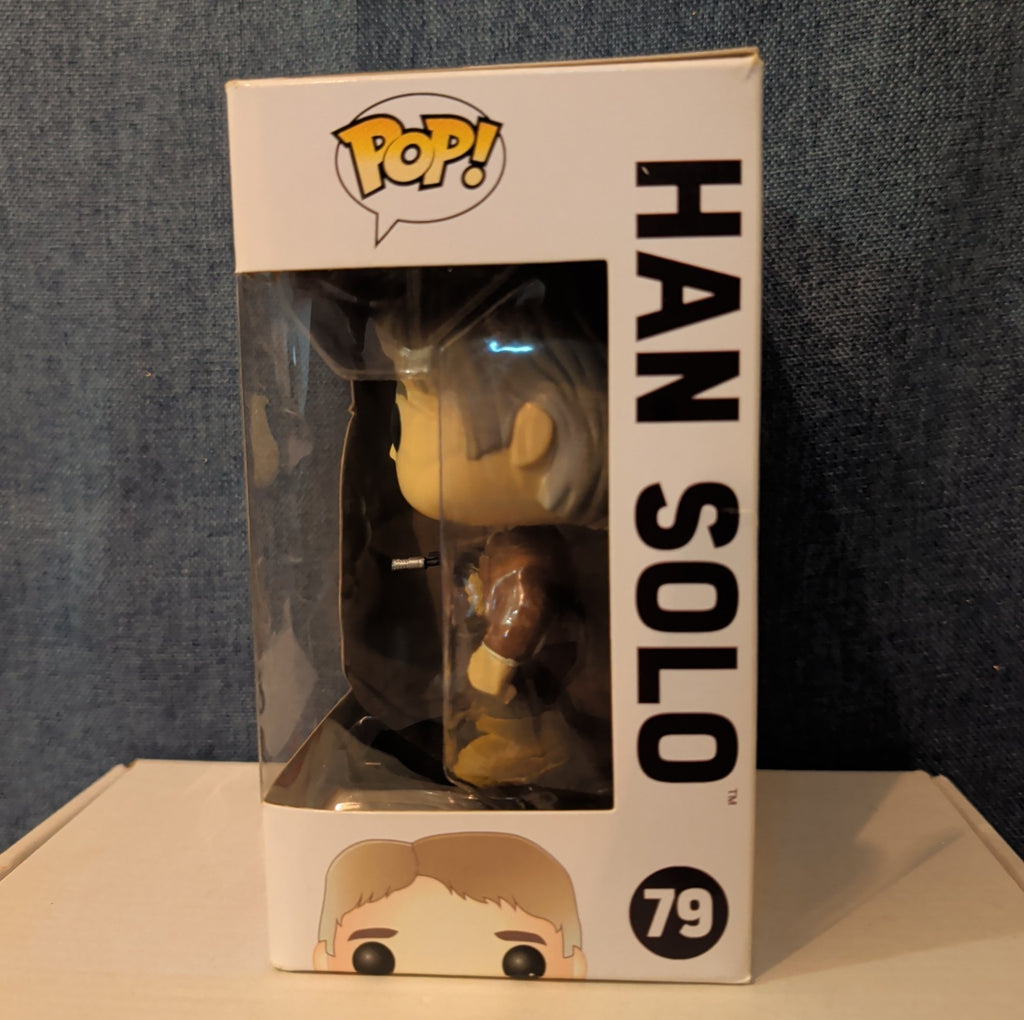 Funko POP! Star Wars Han Solo #79 Force Awakens Vinyl in Box with Protector