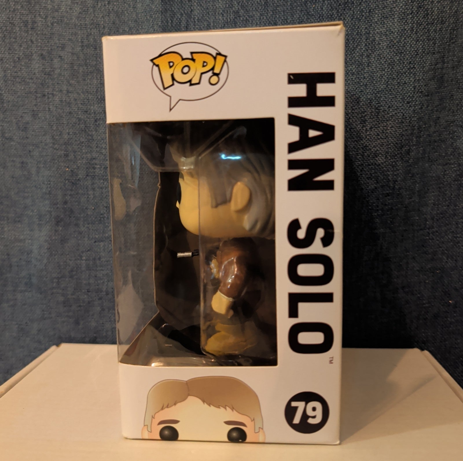 Funko POP! Star Wars Han Solo #79 Force Awakens Vinyl in Box with Protector