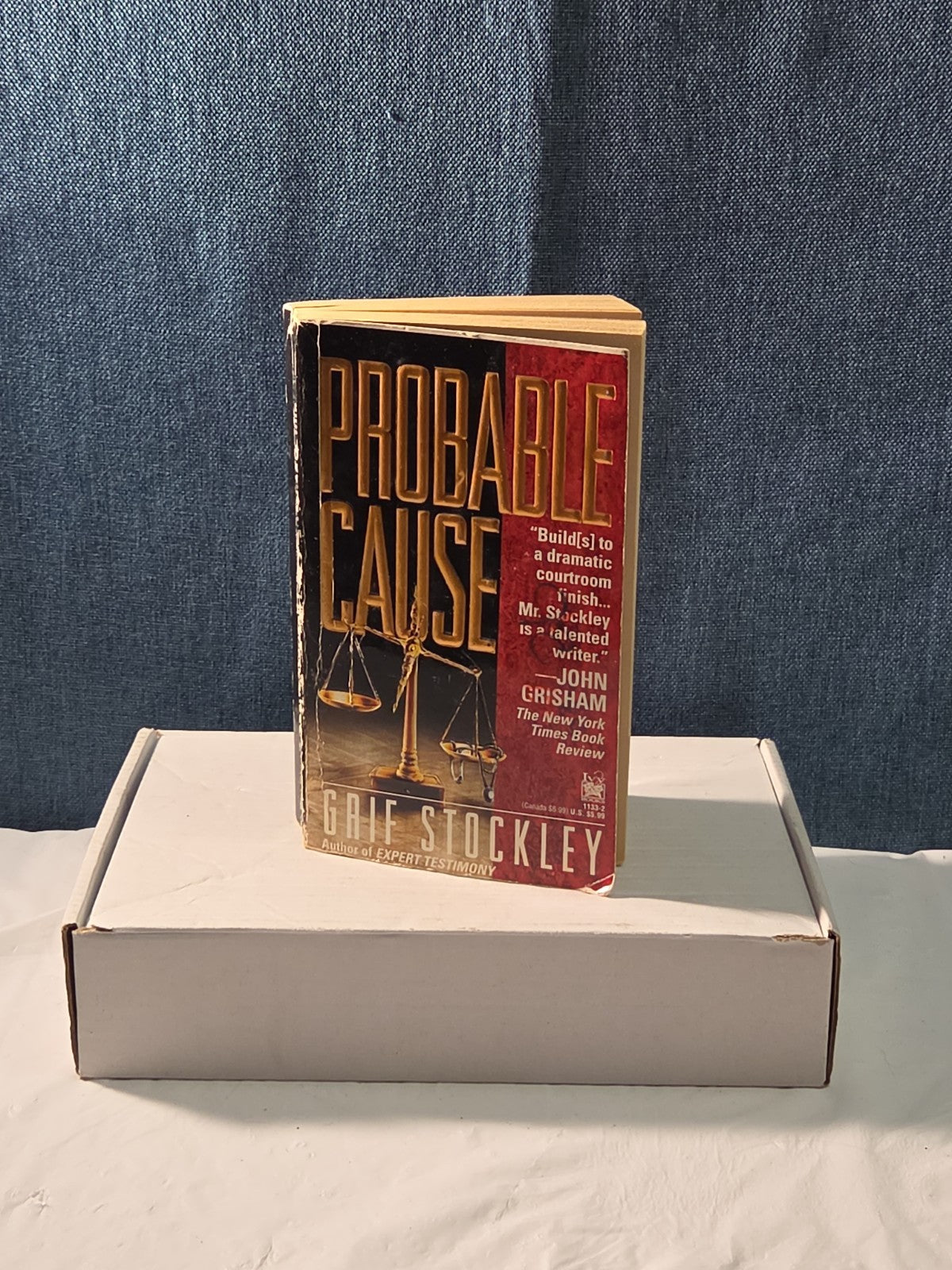 Probable Cause Grif Stockley  Paperback Gideon Page Legal Thriller Book