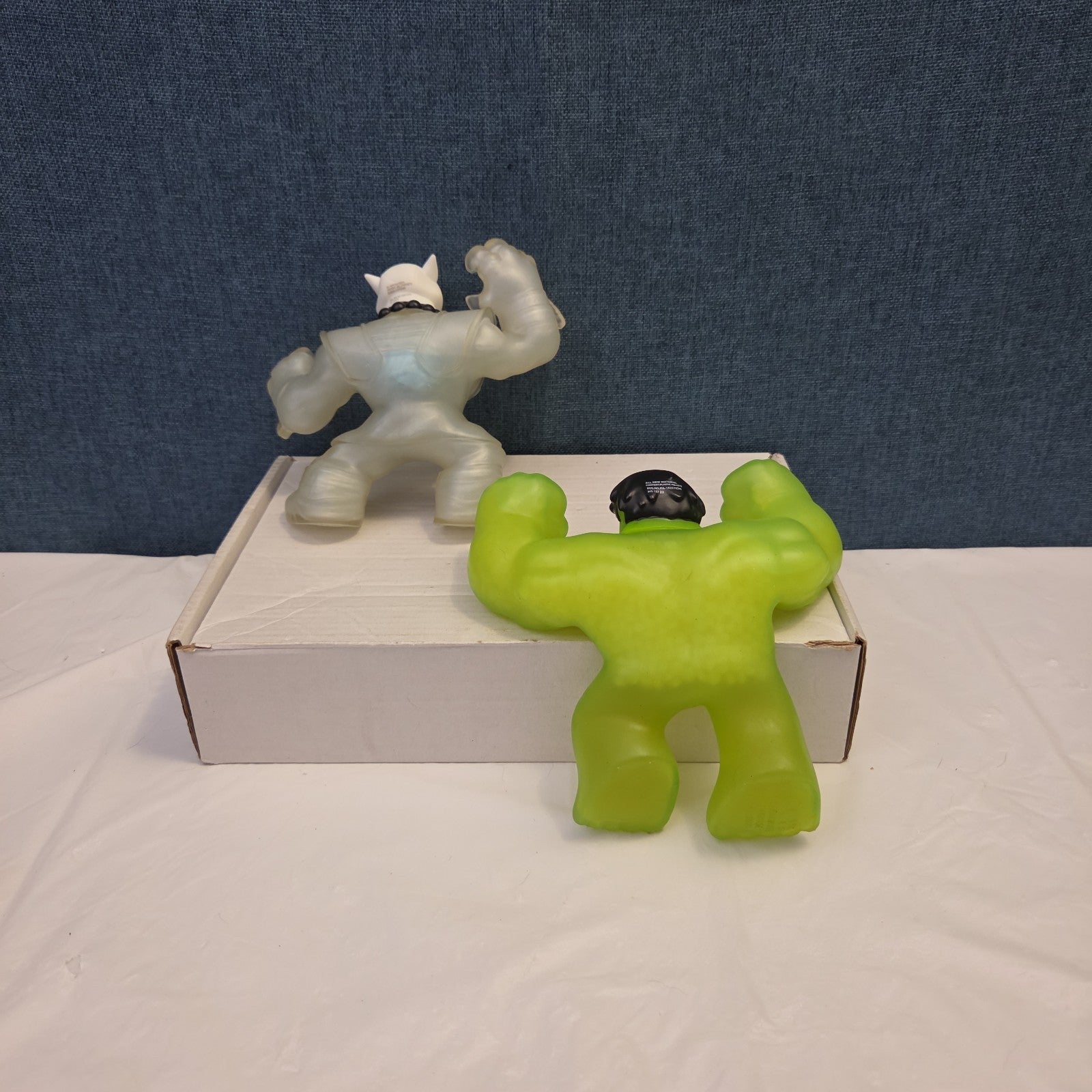 Goo Jit Zu Heroes Marvel Set of 4 Hulk Iron Man Pantaro Blazagon Squishy Toy