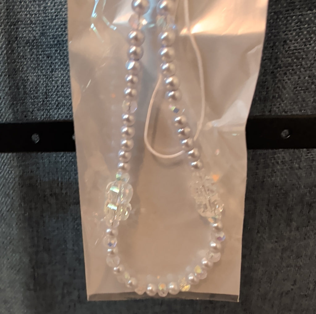 Adorn Beaded Phone Strap Charm Pearl Glass Crystal Y2K Keychain New Card