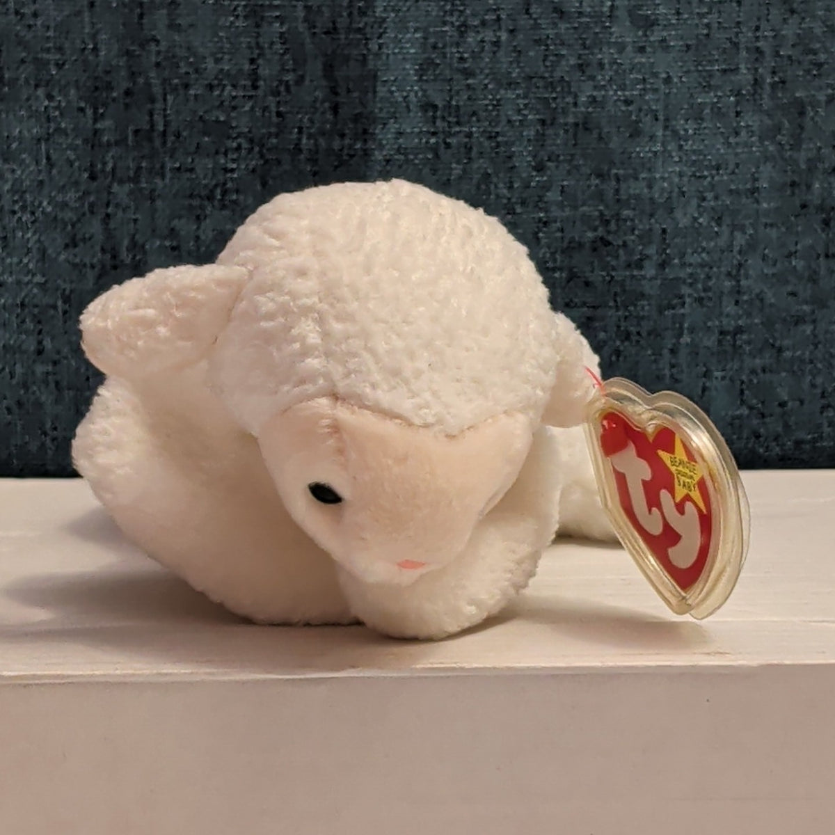 Ty Beanie Baby Fleece Lamb 1996 Retired 4th Gen Tags MWMT P.E. Pellets Authentic