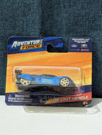 Adventure Force Blue Race Car | Maisto Fresh Metal Diecast | GT Racer Gold Wheel