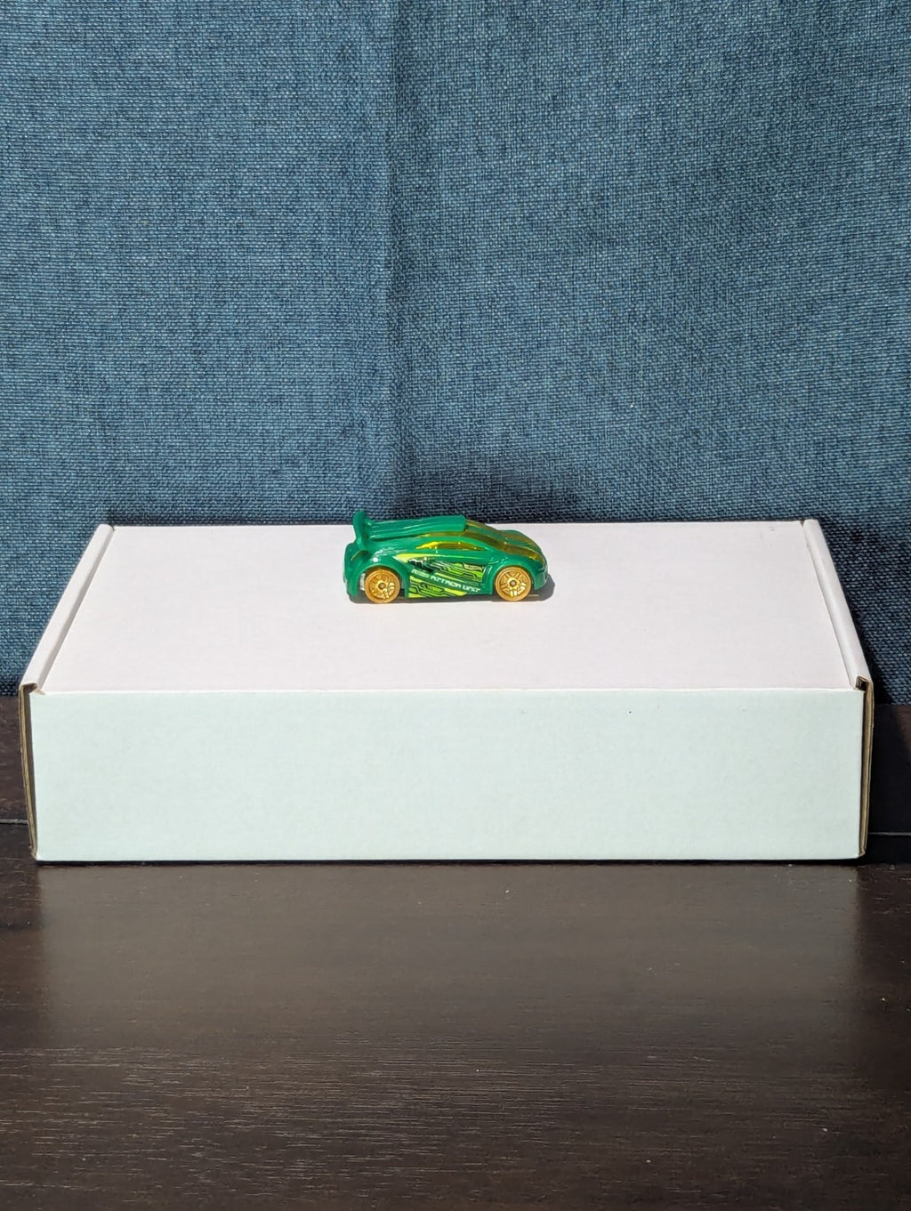Hot Wheels Technetium Green Diecast Car | Nitrobot Attack Set Exclusive | Track