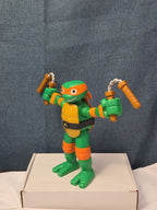 Teenage Mutant Ninja Turtles TMNT Stretch N Shout Michelangelo Talking Figure