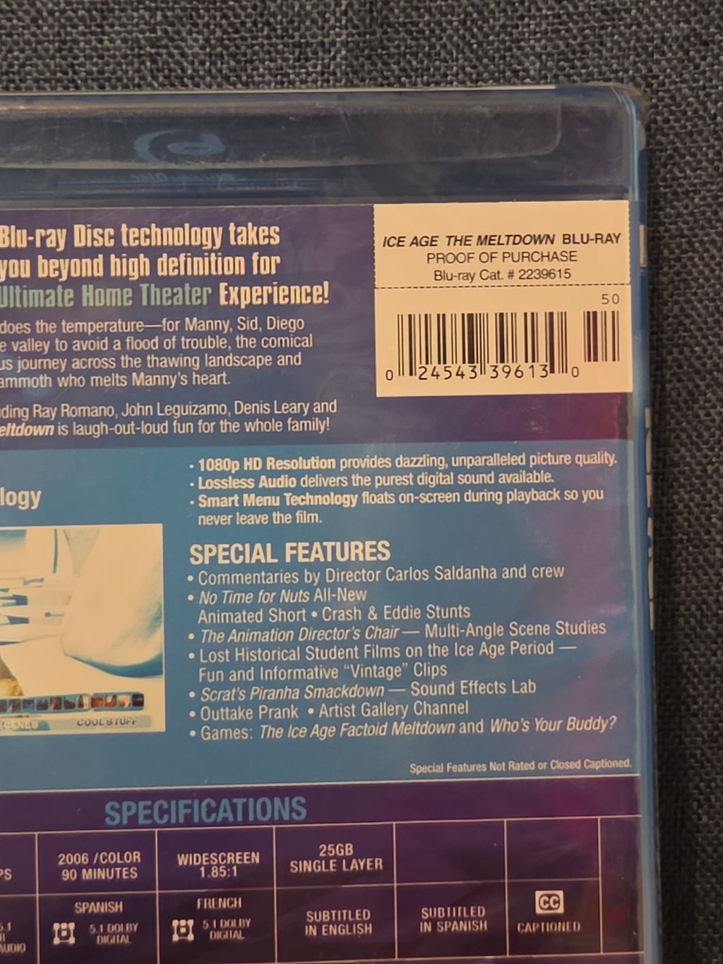 20th Century Fox Ice Age The Meltdown Blu-Ray Widescreen 2006
