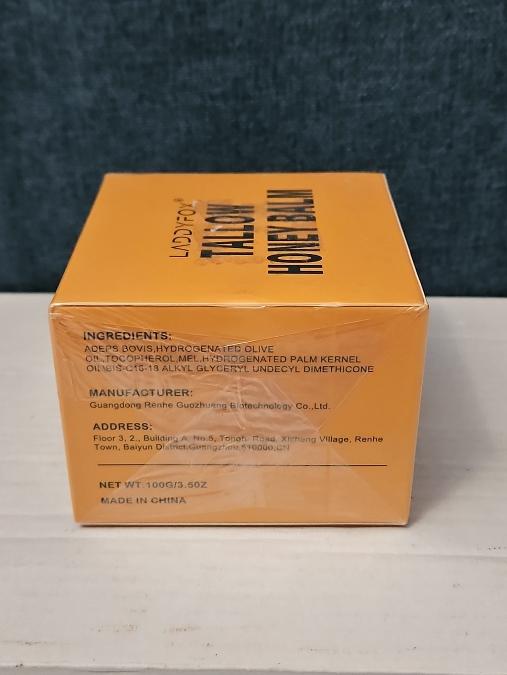 Sealed Laddyfox Tallow Honey Balm | Face & Body Grass-Fed Moisturizer 100g