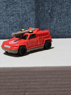 1997 McDonald's Hot Wheels FIRE TRUCK #5 Red Rescue Vehicle 90s Vintage Loose